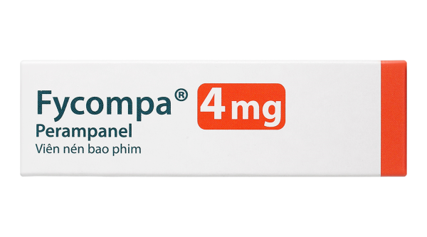 Fycompa 4mg điều trị bổ trợ cơn động kinh khởi phát cục bộ (2 vỉ x 14 viên)