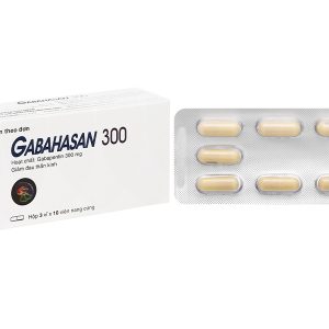 Gabahasan 300 trị động kinh, đau dây thần kinh (3 vỉ x 10 viên)