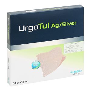 Gạc lưới UrgoTul AG/Sliver (10cm x 12cm) 1 miếng