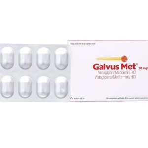Galvus Met 50mg/850mg trị đái tháo đường tuýp 2 (6 vỉ x 10 viên)