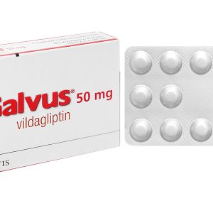 Galvus 50mg trị đái tháo đường tuýp 2 (2 vỉ x 14 viên)