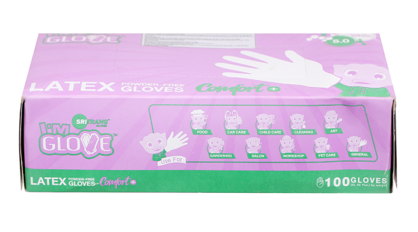 Găng tay y tế không bột Latex I'm Glove size M hộp 50 đôi