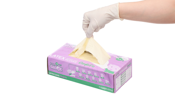 Găng tay y tế không bột Latex I'm Glove size M hộp 50 đôi