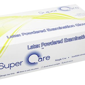 Găng tay y tế có bột Super Care size M hộp 50 đôi