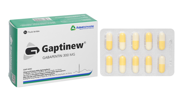 Gaptinew 300mg điều trị đau thần kinh ngoại biên, động kinh cục bộ (3 vỉ x 10 viên)