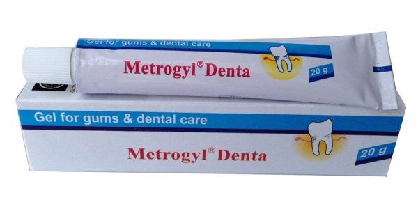 Gel bôi Metrogyl Denta trị viêm nướu răng, sâu răng, lở miệng tuýp 20g
