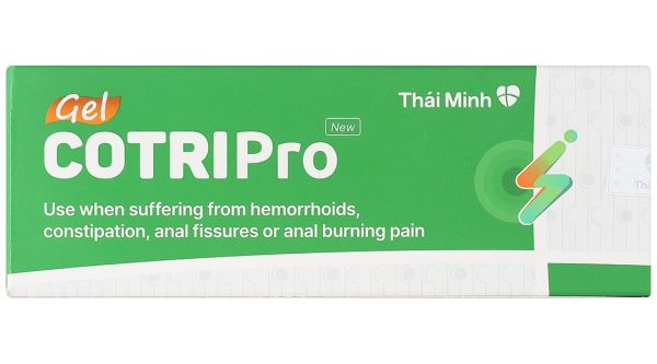 Gel CotriPro làm dịu và săn se da trong trường hợp trĩ, táo bón tuýp 25g