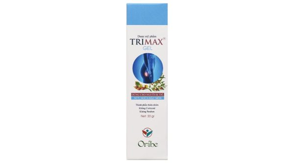 Gel Trimax giúp giảm các triệu chứng đau rát, sưng, nóng do trĩ gây ra tuýp 20g