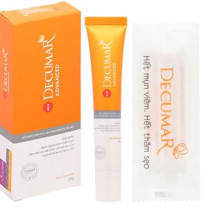 Gel chấm mụn Decumar Advanced giúp dưỡng da, giảm mụn, mờ thâm tuýp 20g