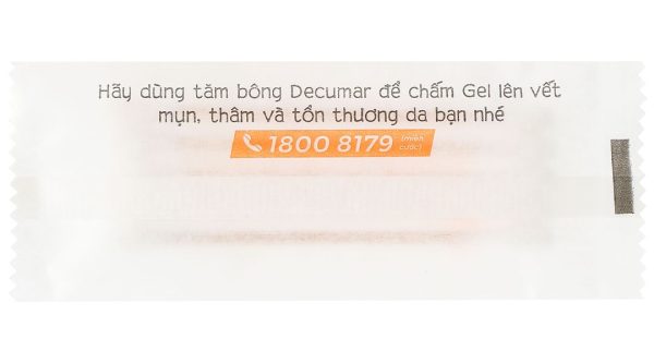 Gel chấm mụn Decumar Advanced giúp dưỡng da, giảm mụn, mờ thâm tuýp 20g