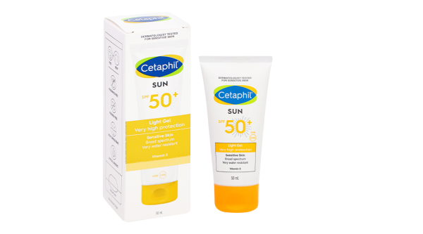 Gel chống nắng Cetaphil SPF50+ dành cho da nhạy cảm tuýp 50ml