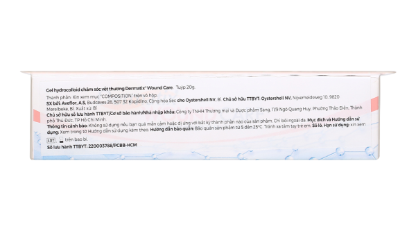 Gel Dermatix Wound Care hỗ trợ chữa lành vết thương tuýp 20g