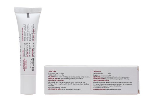 Gel bôi Medskin Ery 4% trị mụn trứng cá tuýp 10g