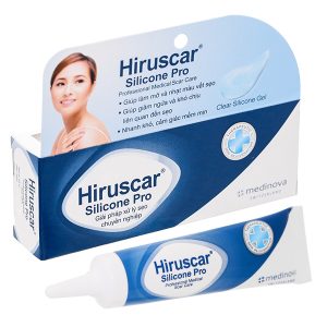Gel Hiruscar Silicone Pro làm giảm, mờ sẹo tuýp 10g