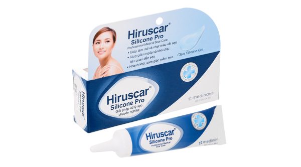 Gel Hiruscar Silicone Pro làm giảm, mờ sẹo tuýp 10g