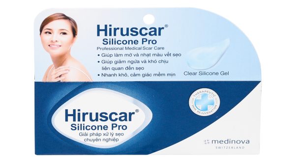 Gel Hiruscar Silicone Pro làm giảm, mờ sẹo tuýp 10g