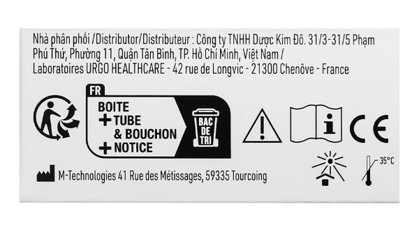 Gel Urgo Scarform hỗ trợ làm mờ sẹo, mờ thâm tuýp 7g