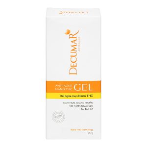 Gel Anti - Acne Nano THC Decumar ngừa mụn, mờ thâm tuýp 20g