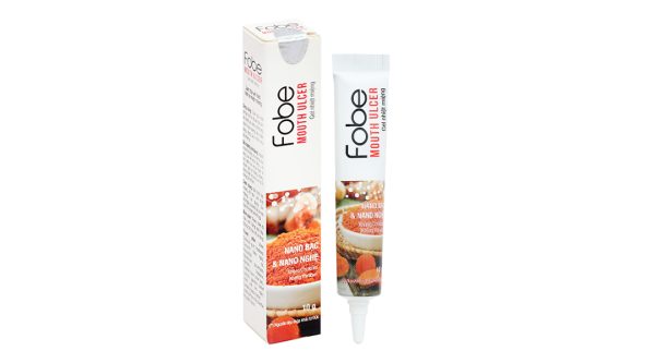 Gel Fobelife Fobe Mouth Ulcer hỗ trợ giảm nhiệt miệng tuýp 10g