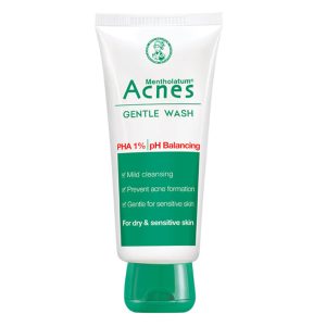 Gel rửa mặt Acnes Gentle Wash ngừa mụn cho da khô và da nhạy cảm tuýp 100g
