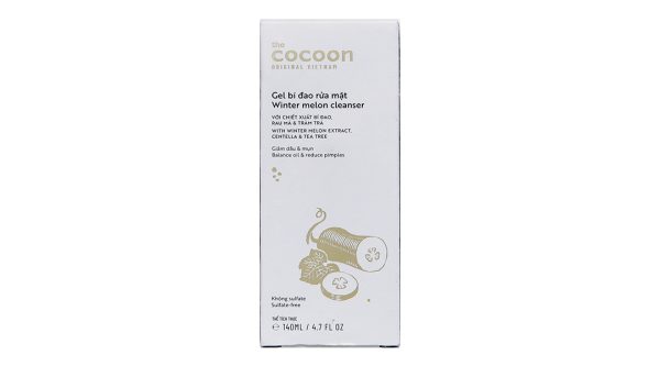 Gel rửa mặt Cocoon bí đao giảm dầu và mụn chai 140ml
