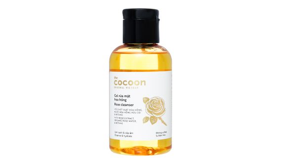 Gel rửa mặt Cocoon hoa hồng làm sạch và cấp ẩm chai 140ml