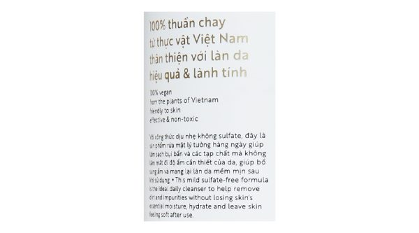 Gel rửa mặt Cocoon hoa hồng làm sạch và cấp ẩm chai 140ml