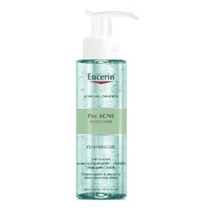 Gel rửa mặt Eucerin ProAcne Solution làm sạch cho da mụn chai 200ml