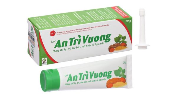 Gel bôi An Trĩ Vương làm dịu và săn se da trong trường hợp trĩ, táo bón tuýp 20g