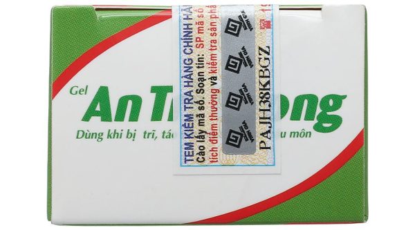 Gel bôi An Trĩ Vương làm dịu và săn se da trong trường hợp trĩ, táo bón tuýp 20g