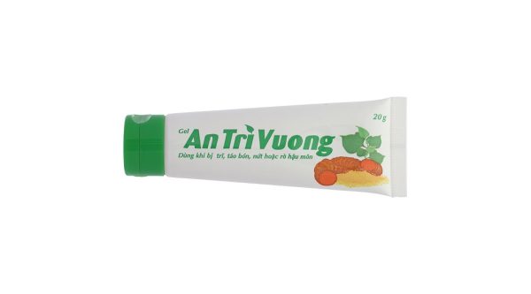 Gel bôi An Trĩ Vương làm dịu và săn se da trong trường hợp trĩ, táo bón tuýp 20g