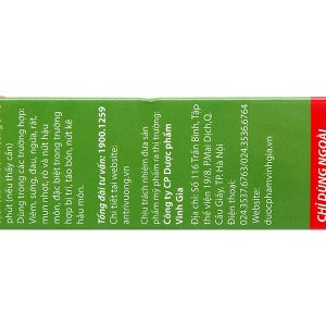 Gel bôi An Trĩ Vương làm dịu và săn se da trong trường hợp trĩ, táo bón tuýp 20g