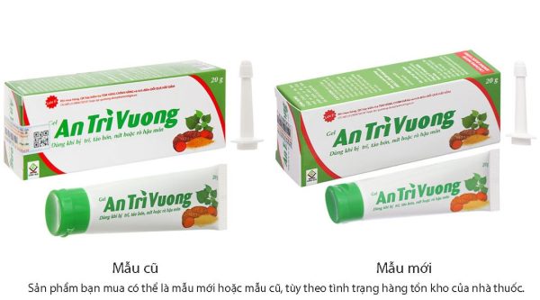 Gel bôi An Trĩ Vương làm dịu và săn se da trong trường hợp trĩ, táo bón tuýp 20g