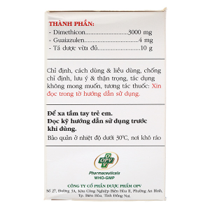 Gel uống Pepsia trị chứng đầy hơi, ợ nóng (30 gói x 10g)