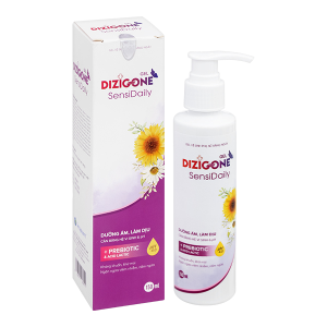 Gel vệ sinh phụ nữ Dizigone SensiDaily làm sạch dịu nhẹ chai 150ml