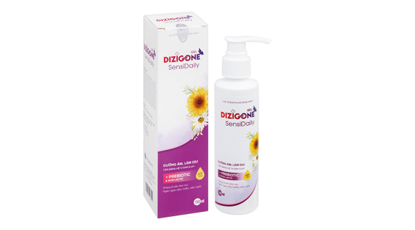 Gel vệ sinh phụ nữ Dizigone SensiDaily làm sạch dịu nhẹ chai 150ml