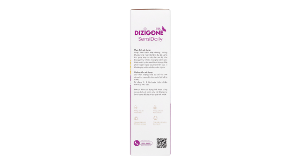 Gel vệ sinh phụ nữ Dizigone SensiDaily làm sạch dịu nhẹ chai 150ml