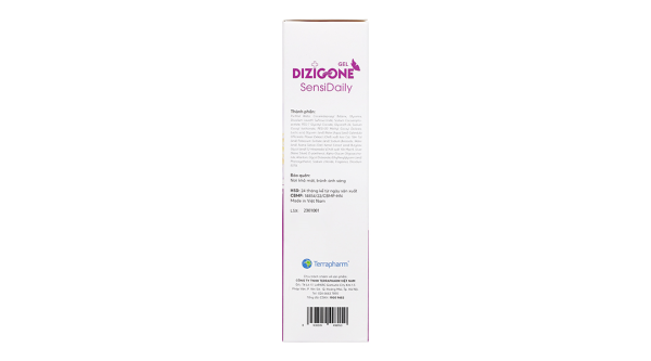 Gel vệ sinh phụ nữ Dizigone SensiDaily làm sạch dịu nhẹ chai 150ml