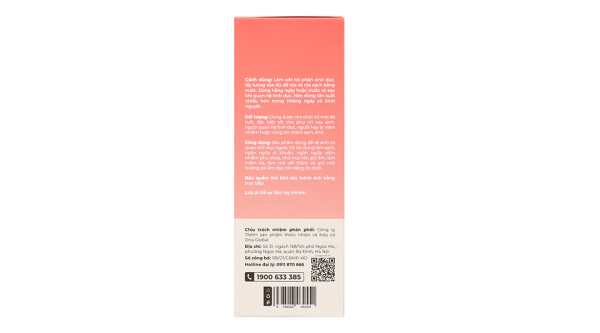 Gel vệ sinh phụ nữ X2 Nano Nghệ hương đào làm sạch ngừa viêm nhiễm chai 150ml