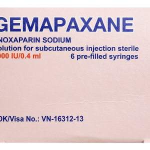 Dung dịch tiêm Gemapaxane 4000 UI/0,4 ml dự phòng, trị huyết khối (6 bơm tiêm x 0,4 ml)