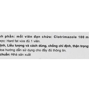 Viên đặt âm đạo Genbay 100mg trị nhiễm khuẩn, nấm âm đạo (2 vỉ x 6 viên)