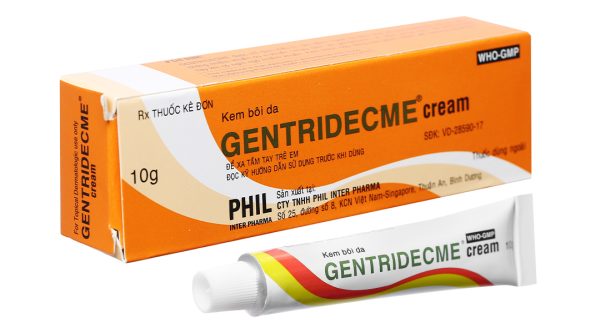 Gentridecme Cream trị viêm da tuýp 10g