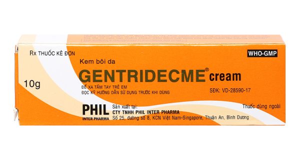 Gentridecme Cream trị viêm da tuýp 10g