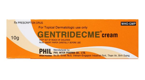 Gentridecme Cream trị viêm da tuýp 10g