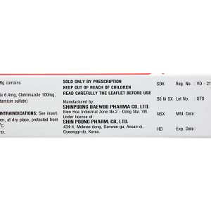 Kem bôi Shinpoong Gentri-Sone trị viêm da tuýp 10g