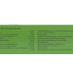 Geotonik bổ sung vitamin và khoáng chất (3 vỉ x 10 viên)