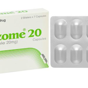 Getzome 20 điều trị loét dạ dày, tá tràng (2 vỉ x 7 viên)