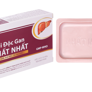 Giải độc gan Nhất Nhất hỗ trợ điều trị viêm gan B, giải độc, tái tạo gan (2 vỉ x 10 viên)