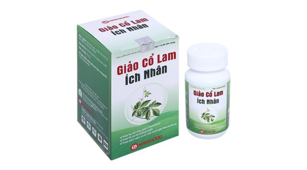 Giảo Cổ Lam Ích Nhân hỗ trợ hạ đường huyết, mỡ máu hộp 60 viên