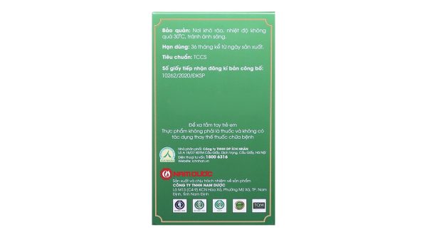 Giảo Cổ Lam Ích Nhân hỗ trợ hạ đường huyết, mỡ máu hộp 60 viên